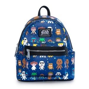Loungefly + Star Wars faux leather mini backpack